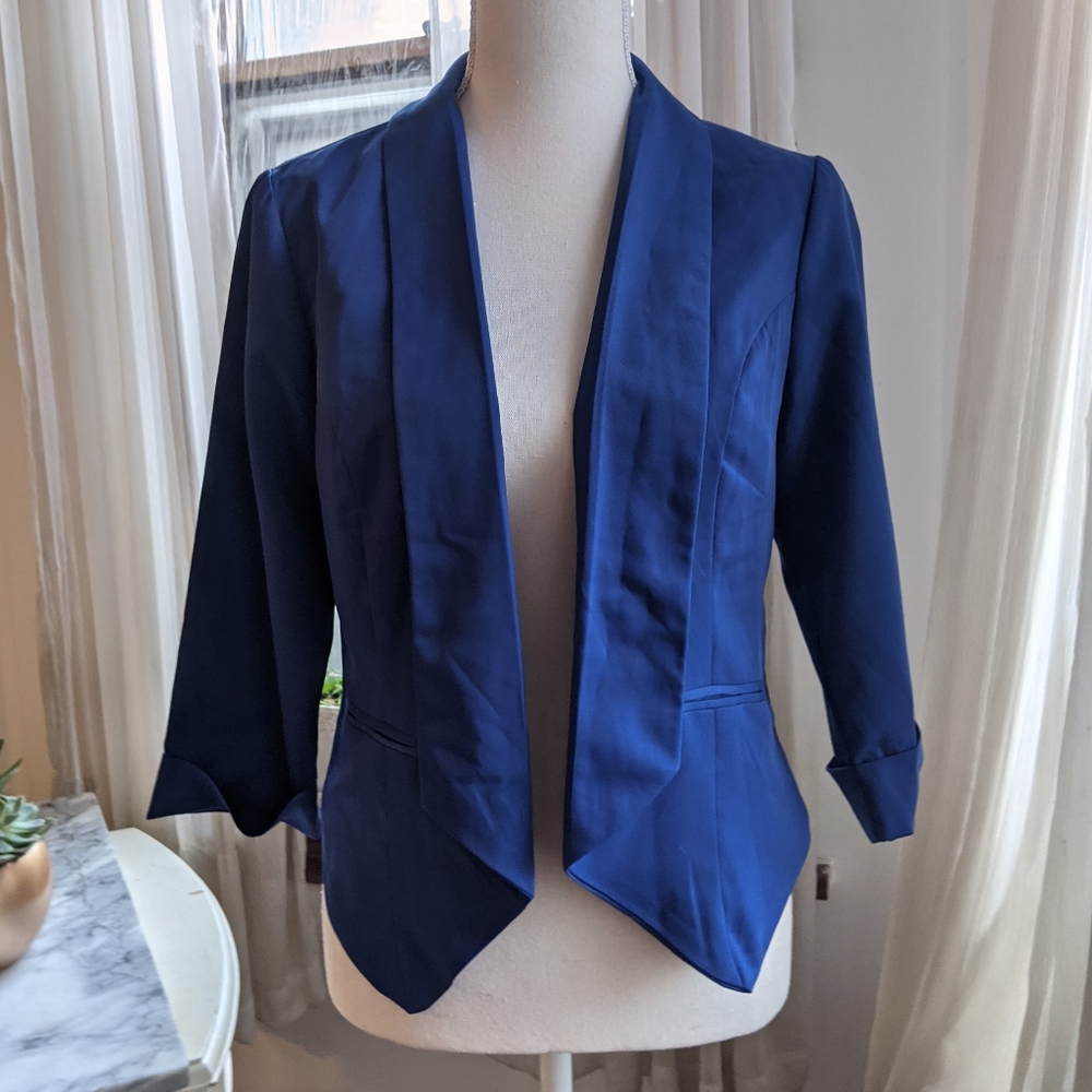 Open Back Braid Detail Royal Blue Relax Fi…